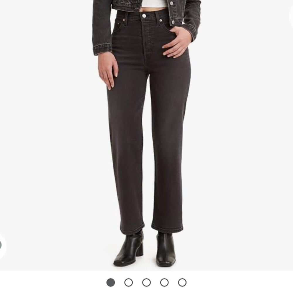 Levi’s ribcage straight ankle jeans